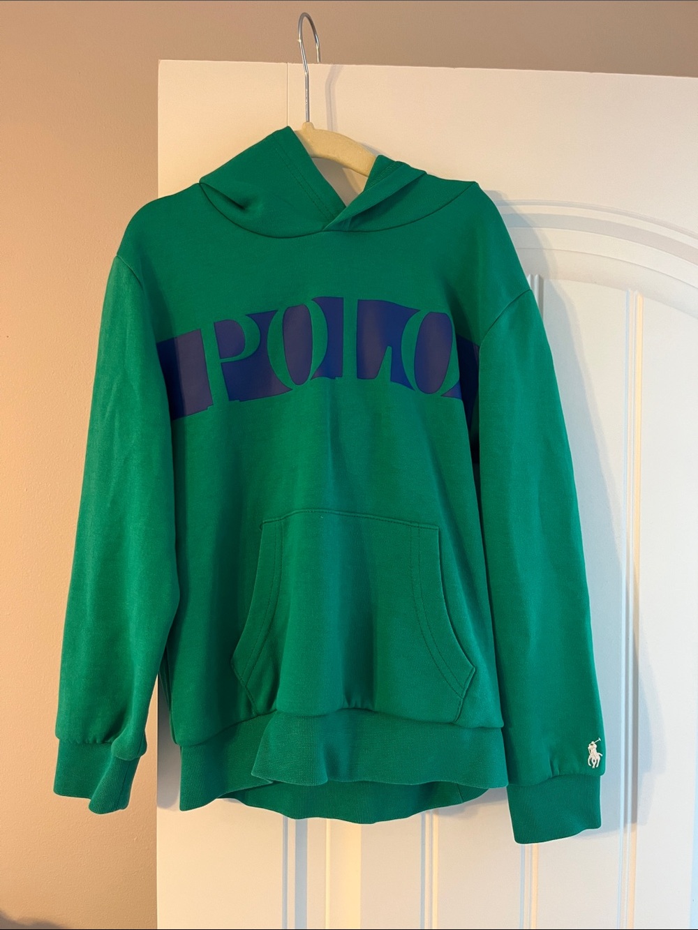 Polo by Ralph Lauren Green Hoodie with Navy Logo